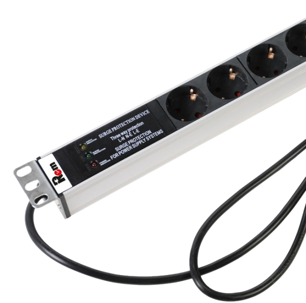 Верт блок розеток Rem-16, 1×16A, фил, инд, 10S, 10C13, 1420мм, 33-48U, шнур 3м Верт блок розеток Rem-16, 1×16A, фил, инд, 10S, 10C13, 1420мм, 33-48U, шнур 3м