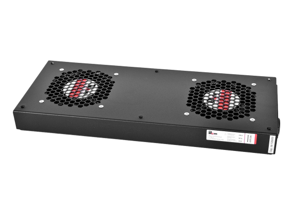 Модуль вентиляторный, 2 вентилятора, колодка, чёрный Модуль вентиляторный, 2 вентилятора, колодка, чёрный