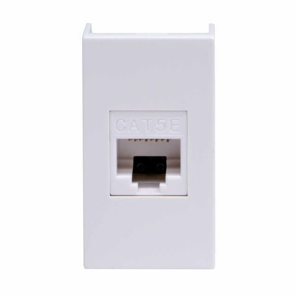 Комп.роз. RJ45 кат.5e, 8P8C, Viva, белая, 1мод Комп.роз. RJ45 кат.5e, 8P8C, Viva, белая, 1мод