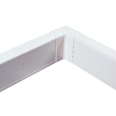 Внутренний угол для плинтусного короба 100х40 мм белый Внутренний угол для плинтусного короба 100х40 мм белый