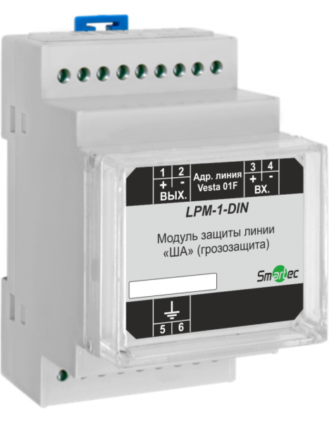 Модуль грозозащиты линии LMP1 Исп. LPM-1-DIN Модуль грозозащиты линии LMP1 Исп. LPM-1-DIN