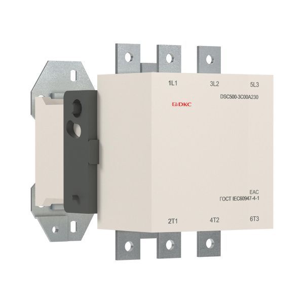 Магнитный контактор DSC500-3C00A230 500А 250кВт (AC3) кат 220В AC Магнитный контактор DSC500-3C00A230 500А 250кВт (AC3) кат 220В AC