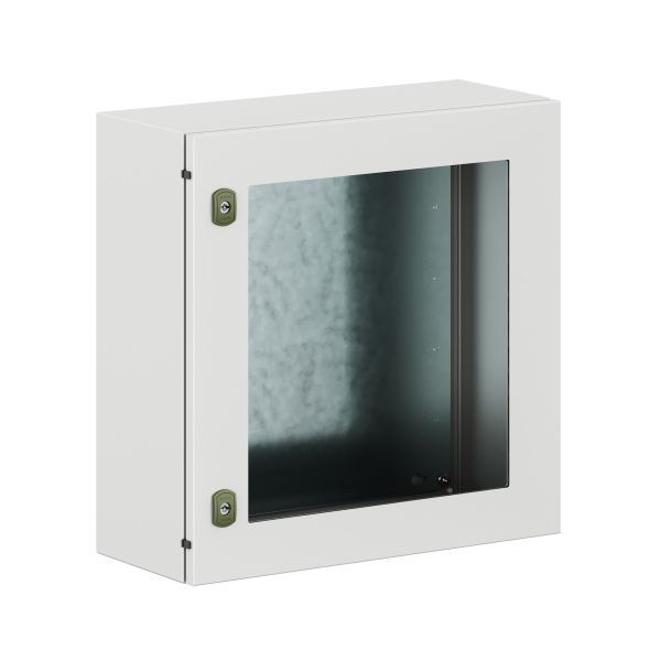 Корпус навесной уличный ST Outdoor с М/П с прозрачной дверью ВxШxГ 600x600x250 мм, IP66 Корпус навесной уличный ST Outdoor с М/П с прозрачной дверью ВxШxГ 600x600x250 мм, IP66