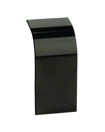 Накладка на стык профиля 110х50 мм, черная Накладка на стык профиля 110х50 мм, черная