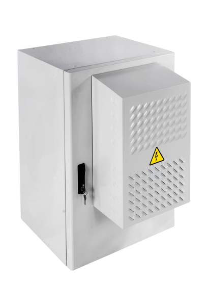 Шкаф уличный всепогодный настенный укомплектованный 18U (Ш600 × Г500), комплектация ТК-IP54/55 Шкаф уличный всепогодный настенный укомплектованный 18U (Ш600 × Г500), комплектация ТК-IP54/55