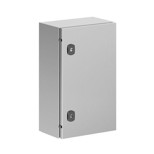 Корпус навесной STH с М/П из нержавеющей cтали AISI304 ВxШxГ 500x300x200 мм, с фланцем, IP66 Корпус навесной STH с М/П из нержавеющей cтали AISI304 ВxШxГ 500x300x200 мм, с фланцем, IP66