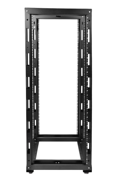 Стойка телекоммуникационная универсальная 33U двухрамная, цвет черный Стойка телекоммуникационная универсальная 33U двухрамная, цвет черный