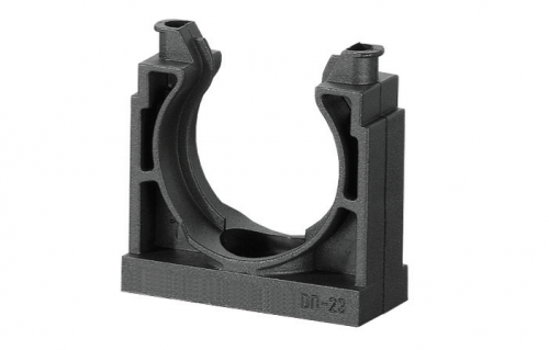Держатель DN 7 мм, полиамид, цвет черный Держатель DN 7 мм, полиамид, цвет черный