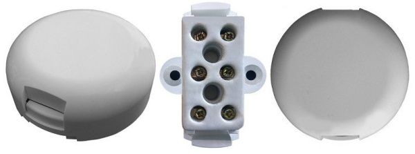 УК-2П с керамической клеммной колодкой, 3 контакта, белый (Магнито-Контакт) УК-2П с керамической клеммной колодкой, 3 контакта, белый (Магнито-Контакт)