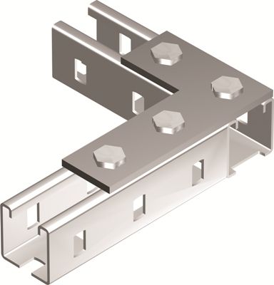 Пластина соединительная L-обр., длина 90х140 мм, 4отв., горячеоцинкованная Пластина соединительная L-обр., длина 90х140 мм, 4отв., горячеоцинкованная