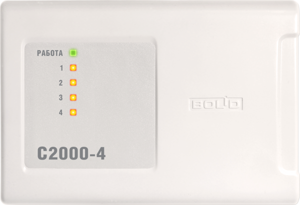Блок приемно-контрольный охранно-пожарный Болид С2000-4 Блок приемно-контрольный охранно-пожарный Болид С2000-4