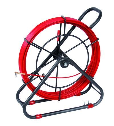 Устройство закладки кабеля на вращ. барабане,стеклопруток д.4,5мм, 50м Устройство закладки кабеля на вращ. барабане,стеклопруток д.4,5мм, 50м