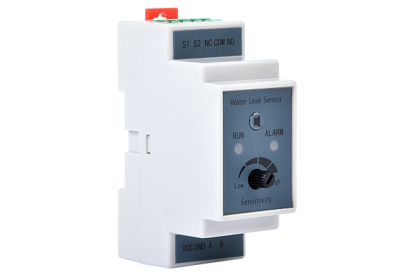 Модуль обнаружения протечки R-WL-1S, реле NO/NC + Modbus, установка на DIN-рейку, питание 10-30 VDC Модуль обнаружения протечки R-WL-1S, реле NO/NC + Modbus, установка на DIN-рейку, питание 10-30 VDC