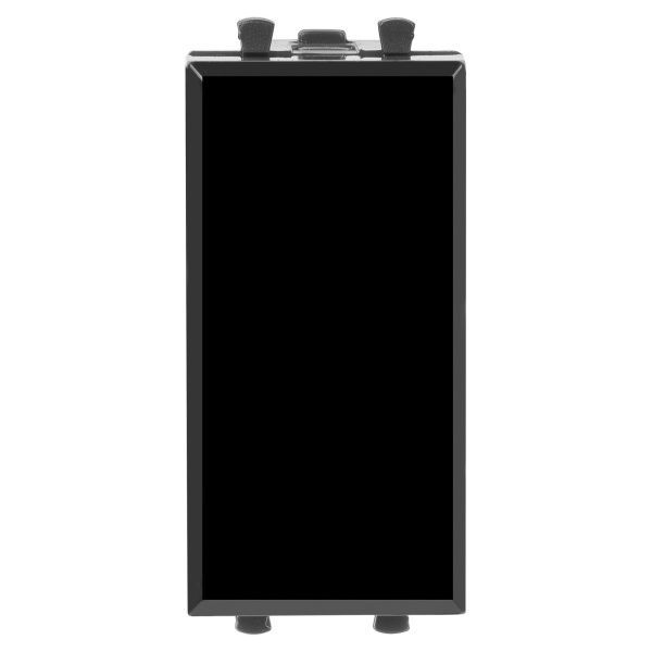 Кнопка модульная, Avanti, черный квадрат, 1 модуль Кнопка модульная, Avanti, черный квадрат, 1 модуль