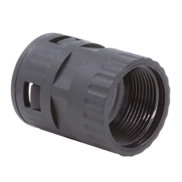 Муфта с внутренней резьбой DN 36 мм, М50х1,5, полиамид, цвет черный Муфта с внутренней резьбой DN 36 мм, М50х1,5, полиамид, цвет черный
