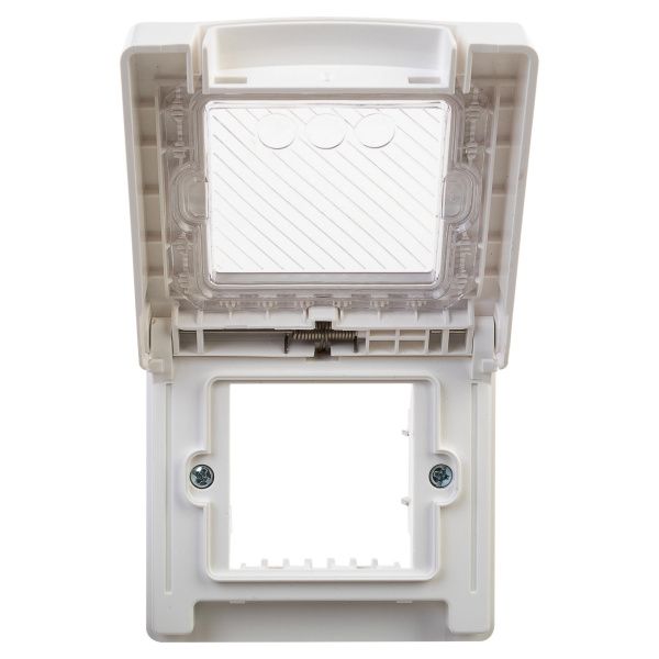 Рамка для монтажа в стену IP55, Avanti, белое облако, 2 модуля Рамка для монтажа в стену IP55, Avanti, белое облако, 2 модуля