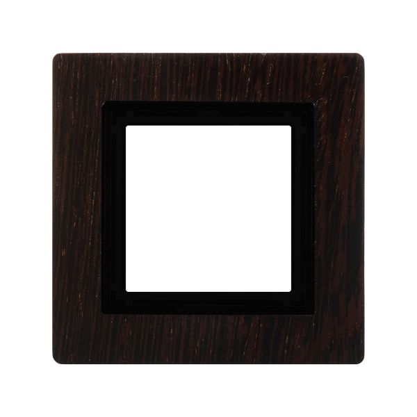 Рамка из натурального дерева 1 пост (2 мод.), Avanti, венге Рамка из натурального дерева 1 пост (2 мод.), Avanti, венге