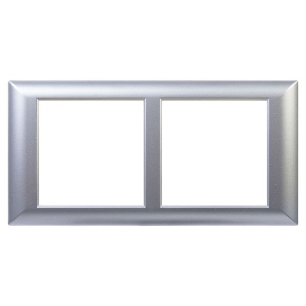 Рамка-суппорт Avanti для In-liner Front, серебристый металлик, 4 модуля Рамка-суппорт Avanti для In-liner Front, серебристый металлик, 4 модуля