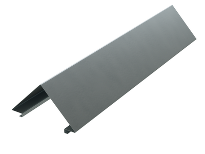 Крышка двускатная 400, L 1,5 м, цинк-ламель Крышка двускатная 400, L 1,5 м, цинк-ламель