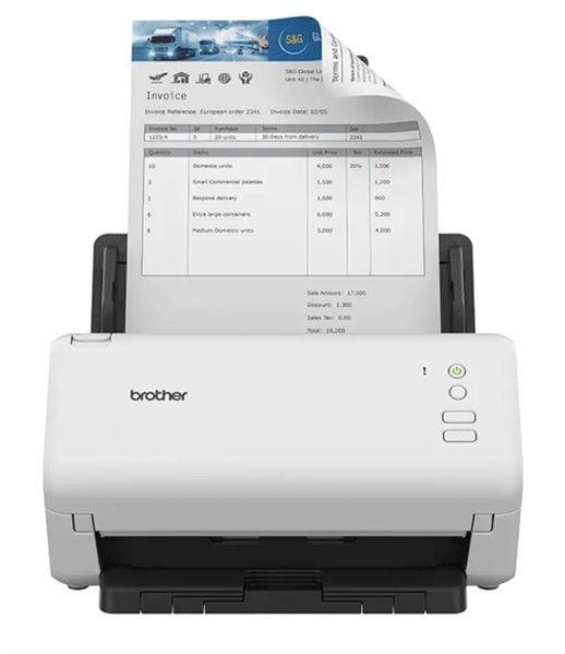 Brother Документ-сканер ADS-4100, A4, 35 стр/мин, цветной, 1200 dpi, Duplex, ADF60, USB 3.0, USB Host, Ex.ADS-2200 Brother Документ-сканер ADS-4100, A4, 35 стр/мин, цветной, 1200 dpi, Duplex, ADF60, USB 3.0, USB Host, Ex.ADS-2200