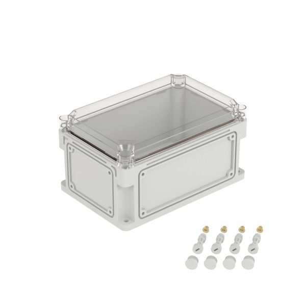 Корпус RAM box без МП 300х200х160 мм, с фланцами, прозрачная крышка высотой 35 мм, IP66/IP67 Корпус RAM box без МП 300х200х160 мм, с фланцами, прозрачная крышка высотой 35 мм, IP66/IP67
