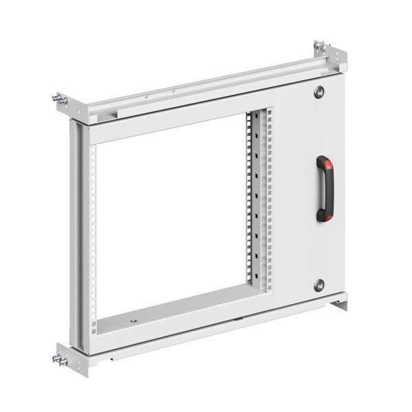 Рама поворотная частичная, центрированная 18U для 19" оборудования для корпусов CQE & CQE N, ВхШ 1200х600 мм Рама поворотная частичная, центрированная 18U для 19" оборудования для корпусов CQE & CQE N, ВхШ 1200х600 мм