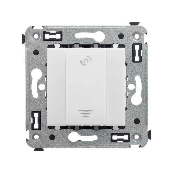 Диммер кнопочный в стену для LED ламп, Avanti, белое облако Диммер кнопочный в стену для LED ламп, Avanti, белое облако