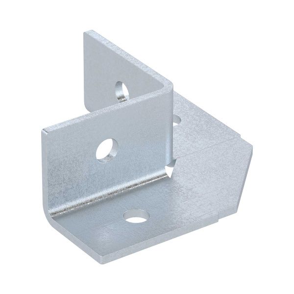 Уголок крепежный 90 градусов, двухлучевой, 4 отверстия, горячецинкованный Уголок крепежный 90 градусов, двухлучевой, 4 отверстия, горячецинкованный