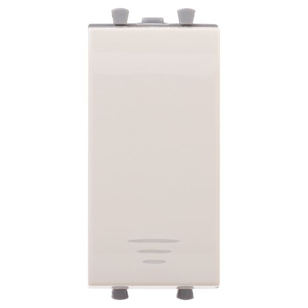 Кнопка модульная, Avanti, ванильная дымка, 1 модуль Кнопка модульная, Avanti, ванильная дымка, 1 модуль