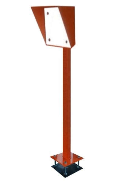 Стойка для считывателя Аякс 170х180 мм, оранжевая, базовая, прямая Стойка для считывателя Аякс 170х180 мм, оранжевая, базовая, прямая