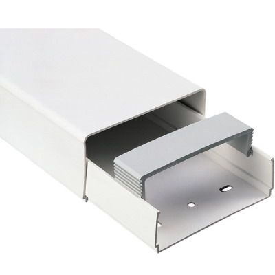 Скоба фиксирующая для короба 70х40 мм Скоба фиксирующая для короба 70х40 мм