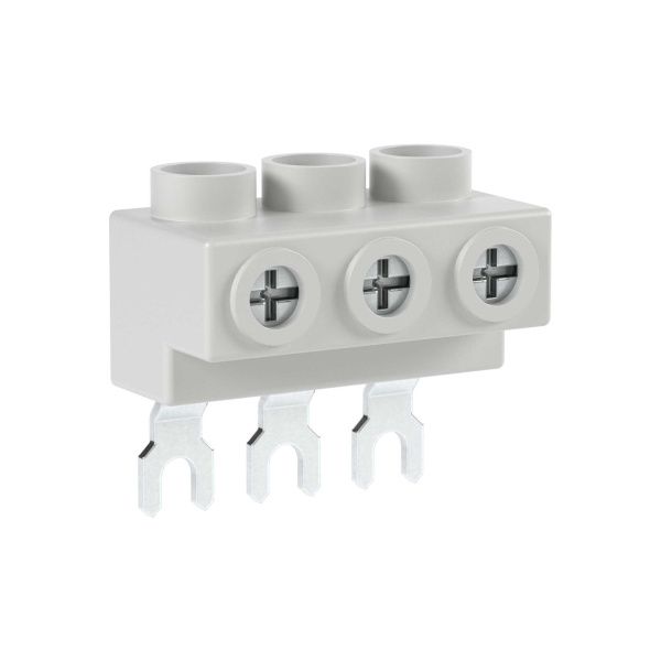 Шинная колодка для DMP32 для жесткого 6-25 кв.мм и гибкого 6-16 кв.мм кабеля до 63А Шинная колодка для DMP32 для жесткого 6-25 кв.мм и гибкого 6-16 кв.мм кабеля до 63А