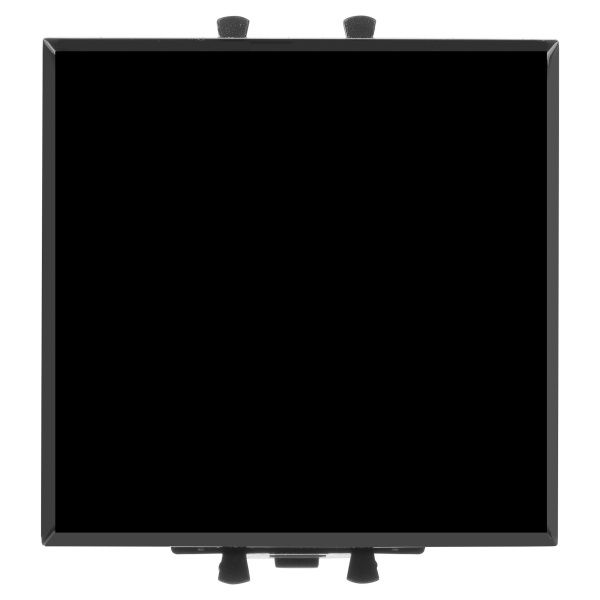 Инвертор одноклавишный модульный, Avanti, черный квадрат, 2 модуля Инвертор одноклавишный модульный, Avanti, черный квадрат, 2 модуля