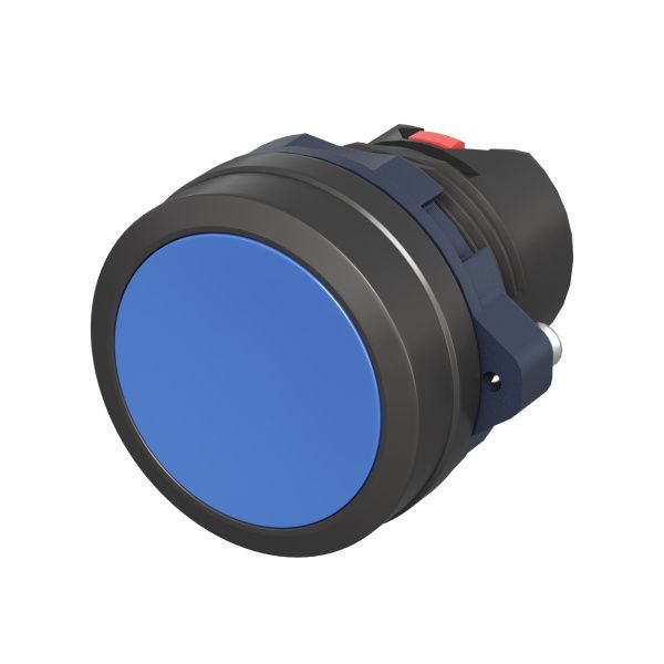 Головка кнопки плоская без фиксации, синяя Головка кнопки плоская без фиксации, синяя