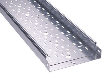 Лоток перфорированный 300х50 L 3000, нержавеющий Лоток перфорированный 300х50 L 3000, нержавеющий