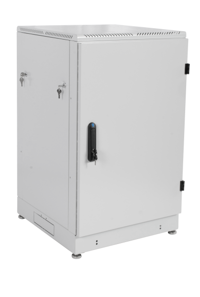 Шкаф телекоммуникационный напольный 18U (600 × 600) дверь металл Шкаф телекоммуникационный напольный 18U (600 × 600) дверь металл