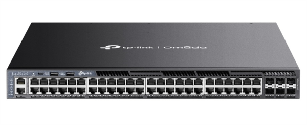 TP-Link SG6654XHP, Omada 48-PortGigabit Stackable L3 Managed PoE+ Switch with 6 10GE SFP+ Slots TP-Link SG6654XHP, Omada 48-PortGigabit Stackable L3 Managed PoE+ Switch with 6 10GE SFP+ Slots