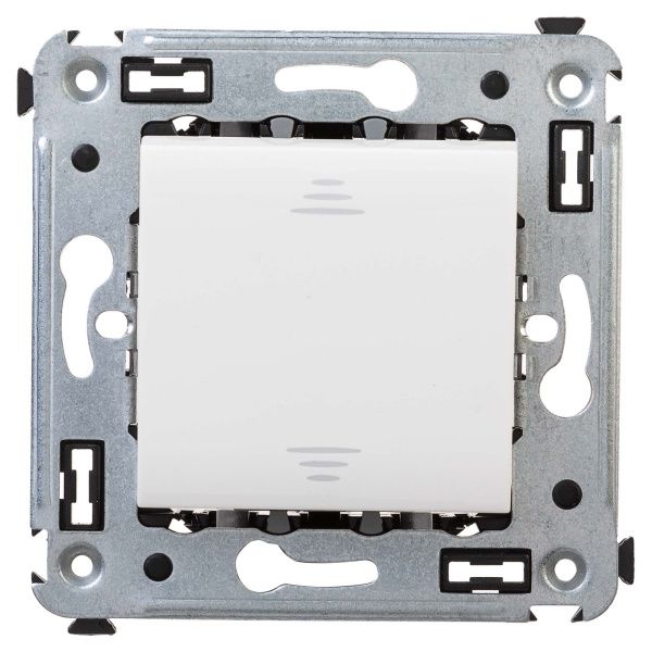 Инвертор одноклавишный в стену, Avanti, белое облако Инвертор одноклавишный в стену, Avanti, белое облако