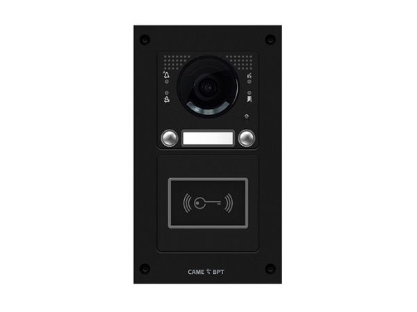 Вызывная вандалозащитная IP-видеопанель MTM VR с 2 кнопками и считывателем. 2 модуля MKITVIP-22RV Вызывная вандалозащитная IP-видеопанель MTM VR с 2 кнопками и считывателем. 2 модуля MKITVIP-22RV