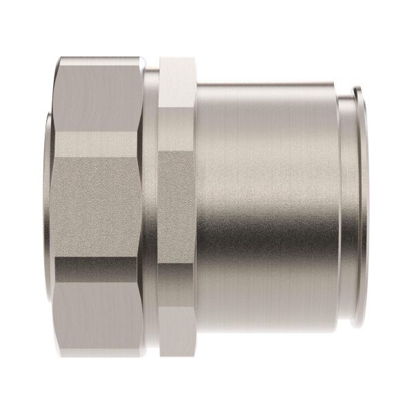 Муфта металлорукав DN 40-жесткая труба д.40мм, IP66/IP67, никелированная латунь Муфта металлорукав DN 40-жесткая труба д.40мм, IP66/IP67, никелированная латунь