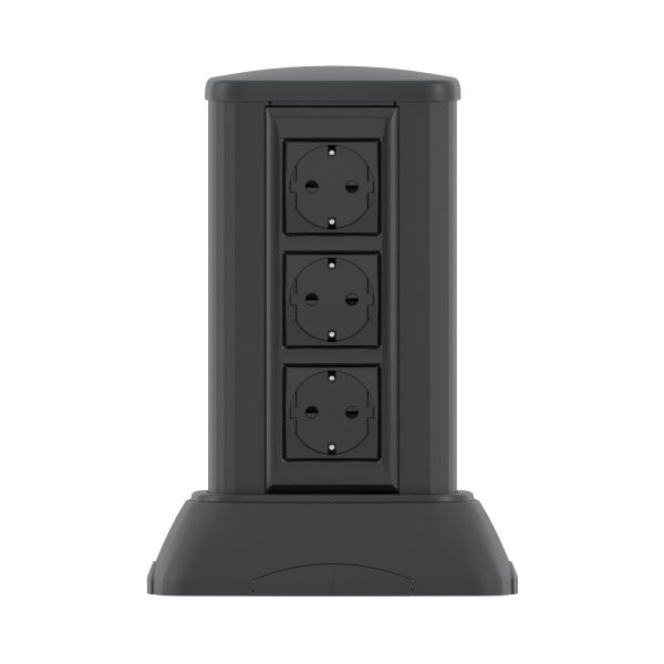 Миниколонна алюминиевая, 0.25м, цвет чёрный Миниколонна алюминиевая, 0.25м, цвет чёрный