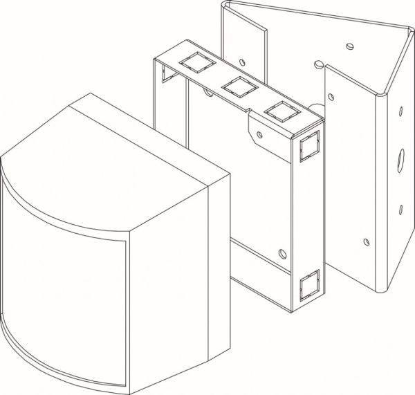Кронштейн угловой для ИПДЛ-Д-II/4р Кронштейн угловой для ИПДЛ-Д-II/4р