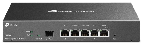 TP-Link ER7206, SafeStream™ Gigabit Multi-WAN VPN Router TP-Link ER7206, SafeStream™ Gigabit Multi-WAN VPN Router