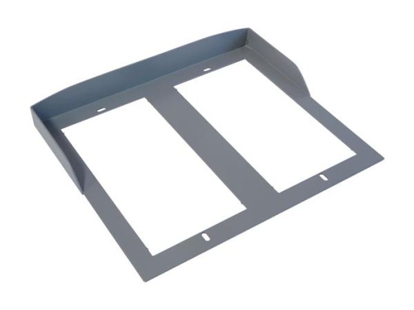 Козырек для встроенного монтажа 2 вертикальных и 2 горизонтальных модулей вызывных панелей MTMTI2M2 Козырек для встроенного монтажа 2 вертикальных и 2 горизонтальных модулей вызывных панелей MTMTI2M2