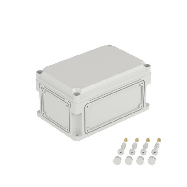 Корпус RAM box без МП 300х200х160 мм, с фланцами, непрозрачная крышка высотой 35 мм, IP66/IP67 Корпус RAM box без МП 300х200х160 мм, с фланцами, непрозрачная крышка высотой 35 мм, IP66/IP67