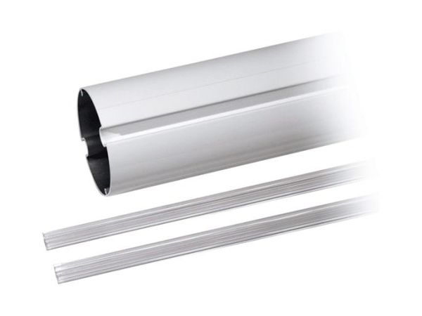 Стрела алюминиевая диаметром 100 и длиной 4000 мм, с пазом под дюралайт G04000 Стрела алюминиевая диаметром 100 и длиной 4000 мм, с пазом под дюралайт G04000