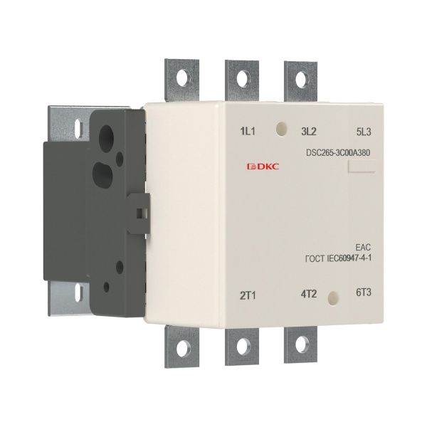 Магнитный контактор DSC265-3C00A380 265А 130кВт (AC3) кат 380В AC Магнитный контактор DSC265-3C00A380 265А 130кВт (AC3) кат 380В AC