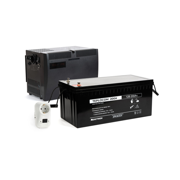 Комплект ИБП TEPLOCOM-500+200TBS Maximum Комплект ИБП TEPLOCOM-500+200TBS Maximum