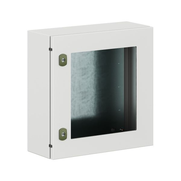 Корпус навесной уличный ST Outdoor с М/П с прозрачной дверью ВxШxГ 500x500x200 мм, IP66 Корпус навесной уличный ST Outdoor с М/П с прозрачной дверью ВxШxГ 500x500x200 мм, IP66