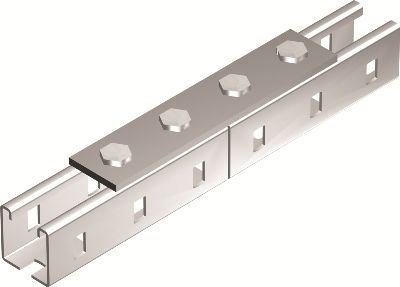 Пластина соединительная, длина 190 мм, 4отв., горячеоцинкованная Пластина соединительная, длина 190 мм, 4отв., горячеоцинкованная